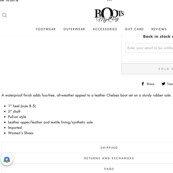 Teva De La Vina Dos Chelsea Bungee Cord Boots 6.5 - Picture 15 of 15